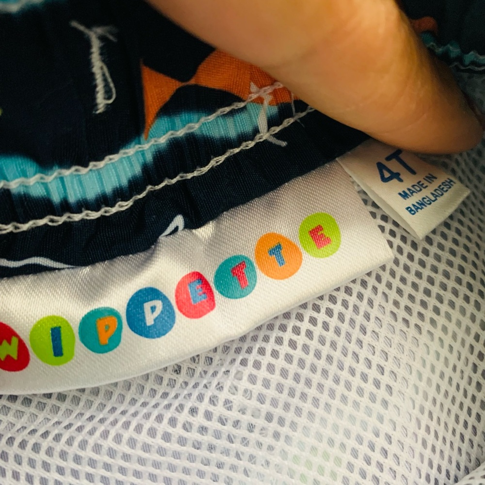 “See Ya Later” Toddler Boy Swim Set | Top & Shorts | Multicolored | NWT | 4T - Picture 8 of 9